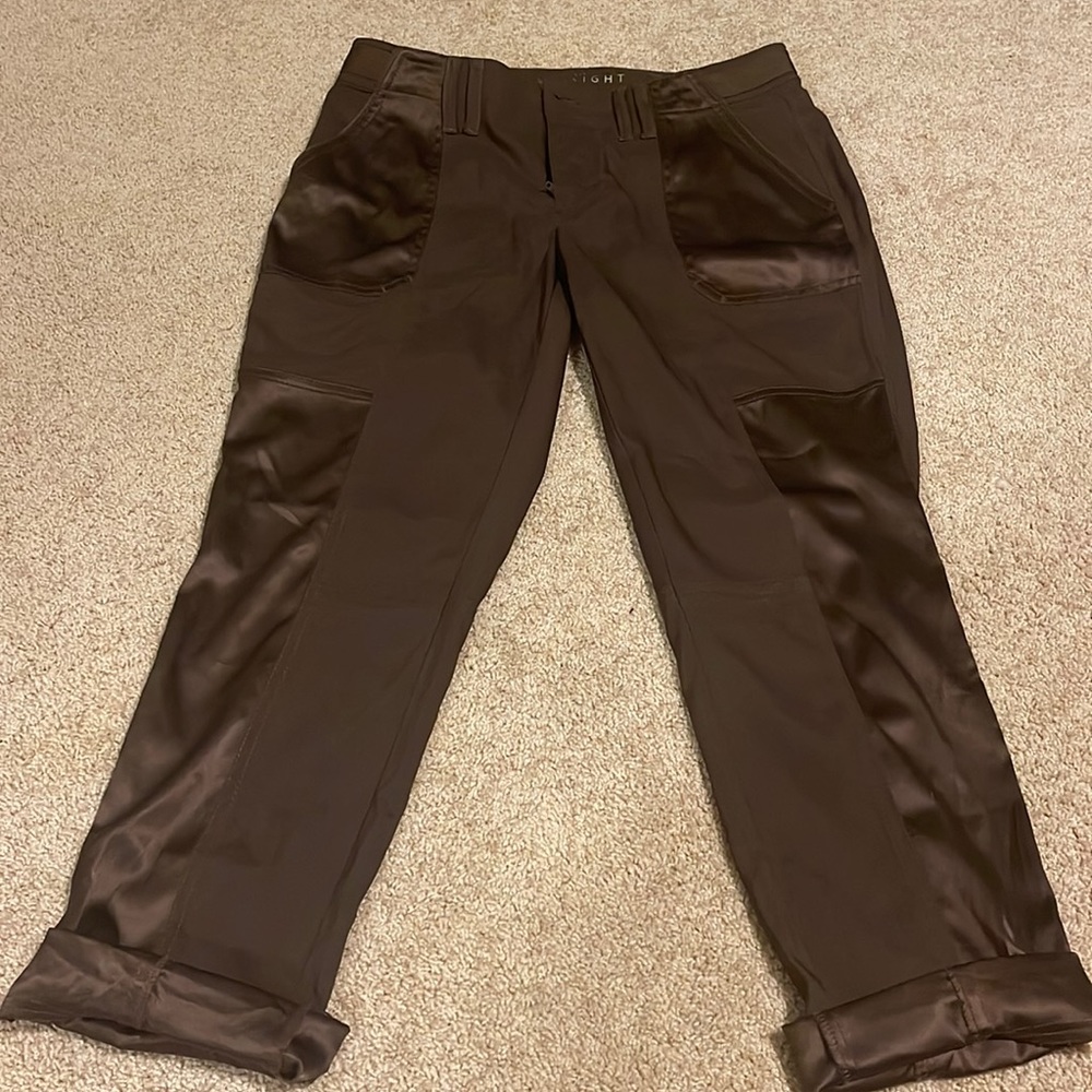 White House Black Market Brown Crop pants